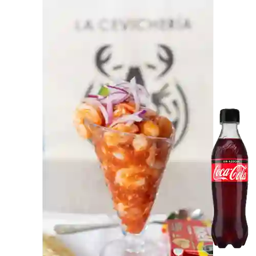 Combo Ceviche Orig Grande +Cocacola S/az 500ml