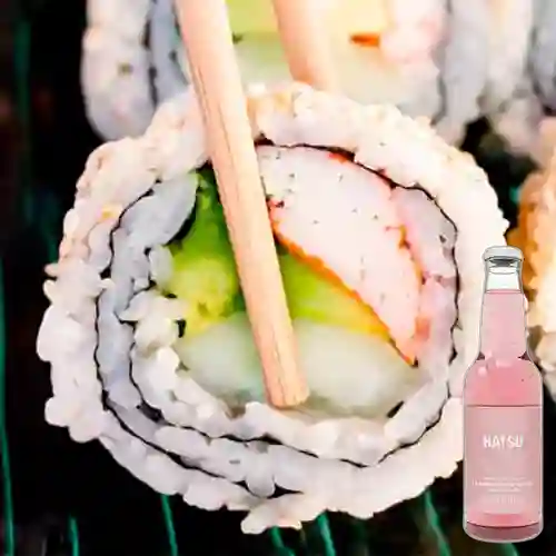 California 10 Bocados +Hatsu Frambuesa&Rosas 300ml
