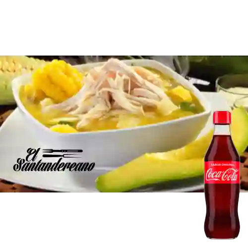 Combo Ajiaco Santafereño +Cocacola Orig 350ml
