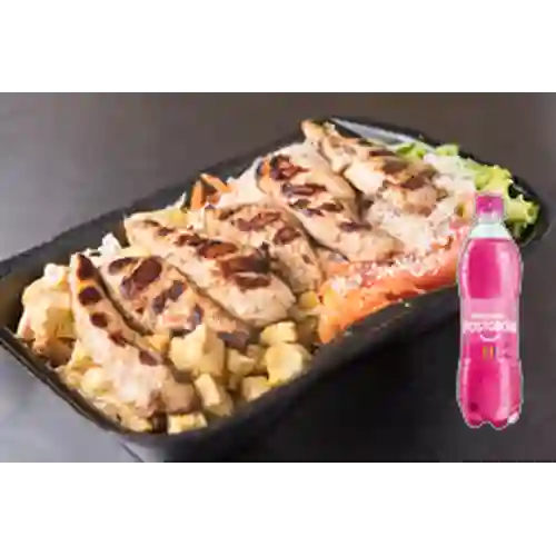 Ensalada Del Huerto Al Grill +Gaseosa Manzana 400ml