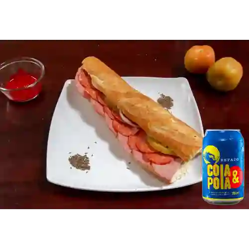 Combo Sándwich Mixto + Cola & Pola 330 ml