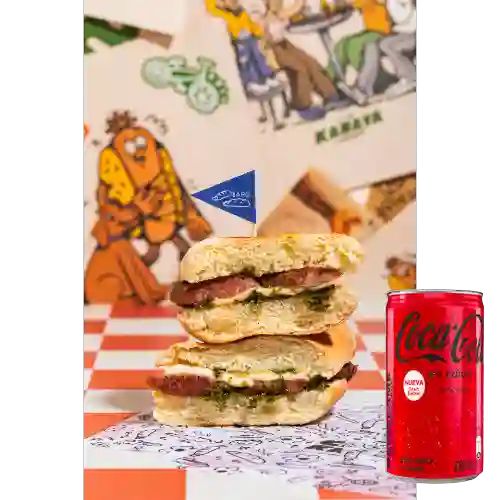 Combo Choripan Argentino + Coca-Cola Sin Azúcar 235 ml