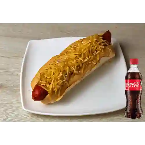Combo Choriperro + Coca Cola Original 400 ml