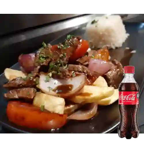 Combo Lomo Saltado + Coca Cola Original 400ml