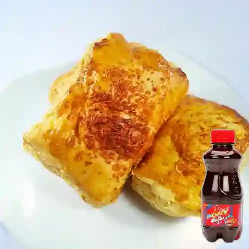 Combo Pastel de Queso + Pony Malta 250 ml