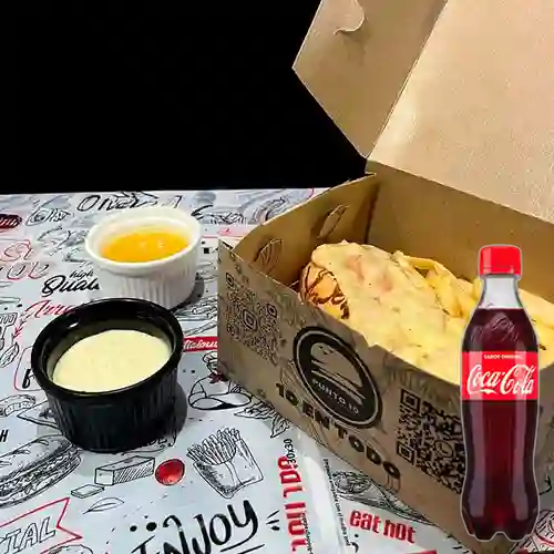 Combo Perro Especial + Coca-Cola Sabor Original 400 ml