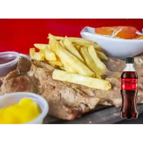 Combo ¡Carne Express! + Coca Cola Sin Azúcar 400 ml