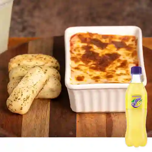 Combo Lasaña Boloñesa + Quatro 400 ml 
