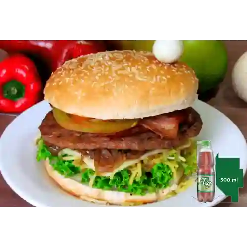 Combo Hamburguesa Especial + Mr Tea Limón 500 ml
