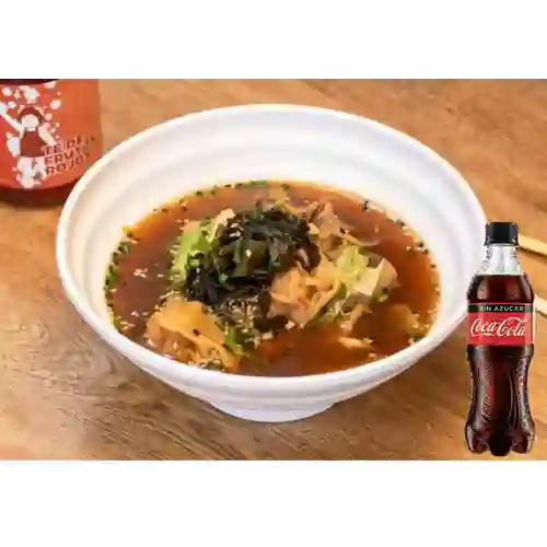 Combo Sopa Wontons + Coca Cola Zero