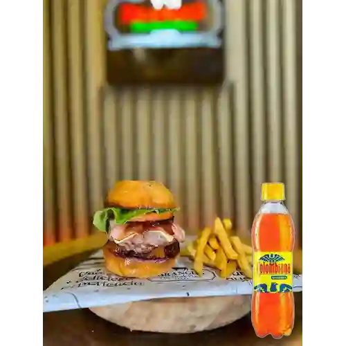 Combo Hamburguesa Latina + Colombiana 400 ml