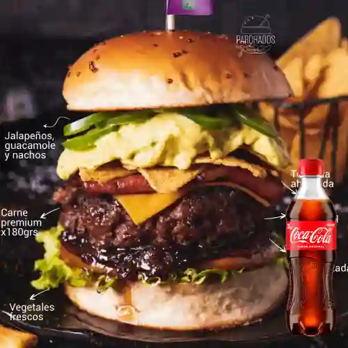 Combo Hamburguesa Guadalajara +Cocacola Orig 400ml