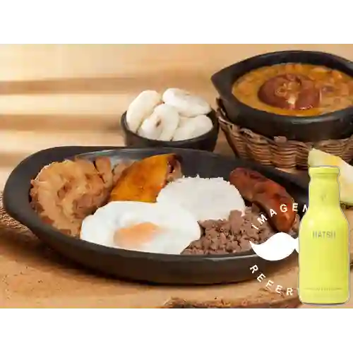 Combo Bandeja Paisa + Hatsu Amarillo 400 ml