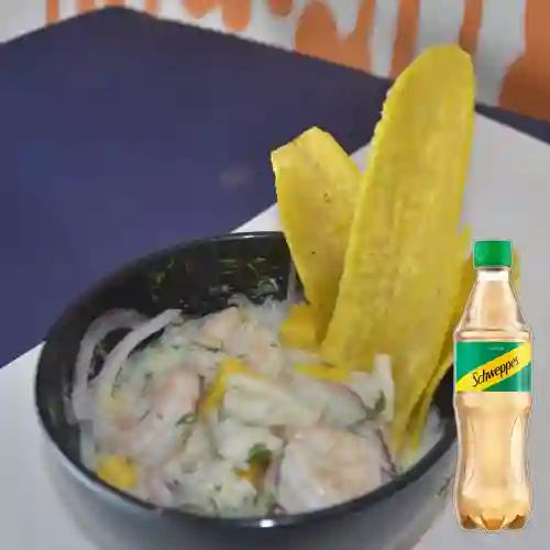 Combo Peruano Pequeño + Schweppes Ginger Ale 400ML