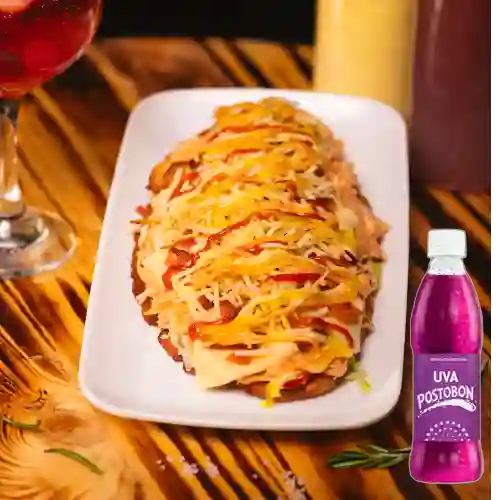 Combo Patacón Mixto + Uva Postobon 300 ml