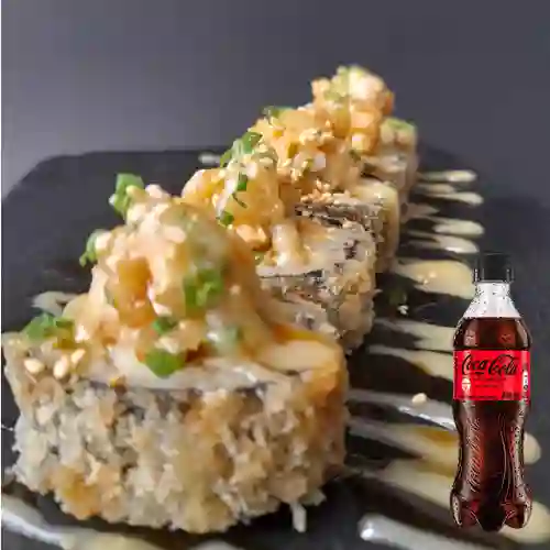 Combo Hiroshima Rolls Tempura +Cocacola S/az 400ml