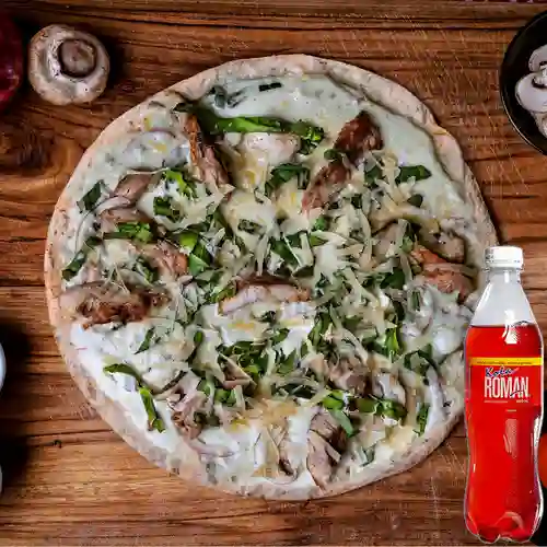 Combo Pizza Bianca + Kola Roman 400 ml