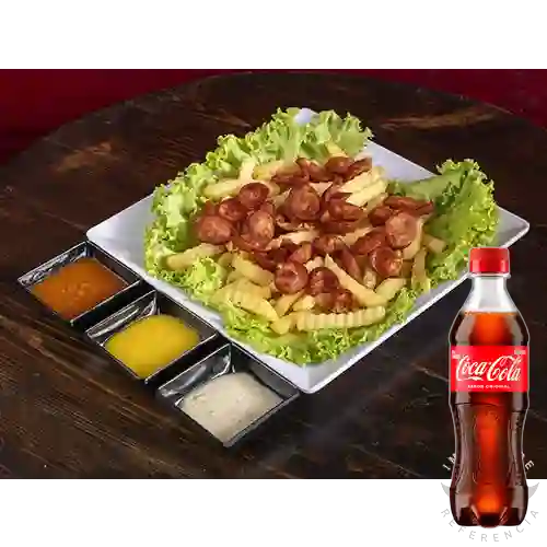 Combo Choripapa + Coca-Cola Sabor Original 400 ml