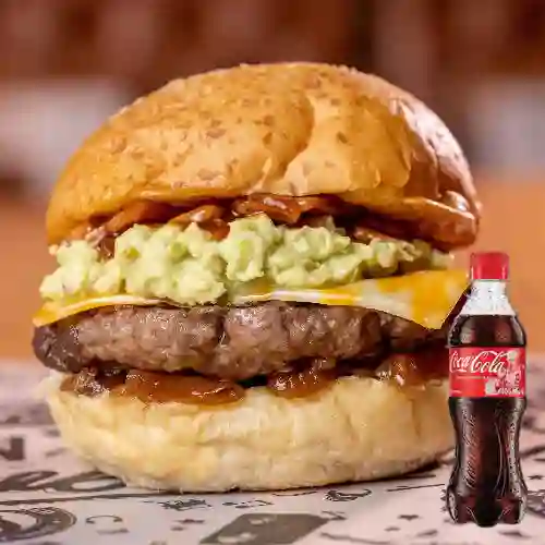 Combo Hamburguesa Bon Scott + Coca - Cola Oirginal 400