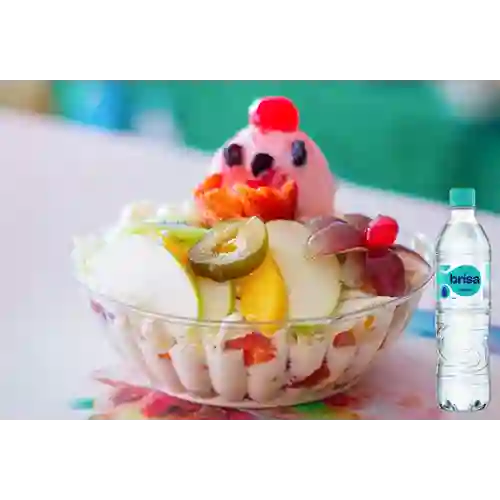 Combo Mixta con Yogurt y Cereal + Brisa Sin Gas 600ML