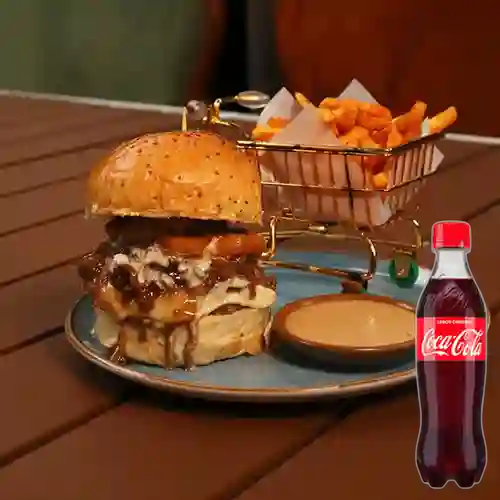 Combo Nirvana Burger + Coca-Cola Sabor Original 400 ml