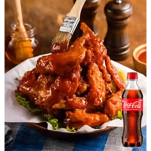 Combo Plato Personal de Alitas +Cocacola Orig 400ml