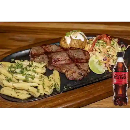 Combo Lomo Ancho + Coca Cola Sin Azúcar 600ML