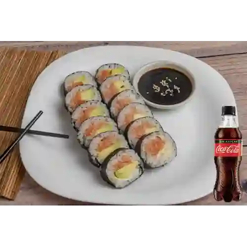 Combo Rollo Philadelphia + Coca-cola Cero 400 ml