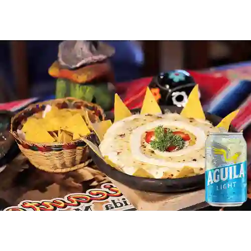 Combo Nachos Preparados + Aguila Light Lta 330ml