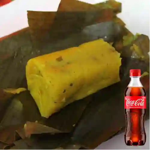 Combo Tamal Santandereano + Coca-Cola Original 400 ml