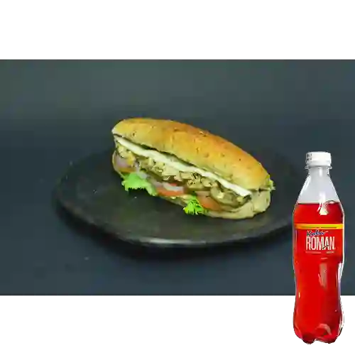 Combo Sándwich Pollo + Kola Roman 400 ml