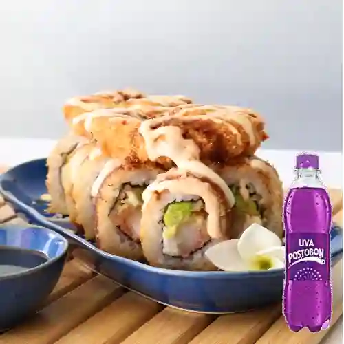 Combo Dragón Roll + Uva Postobon 250 ml