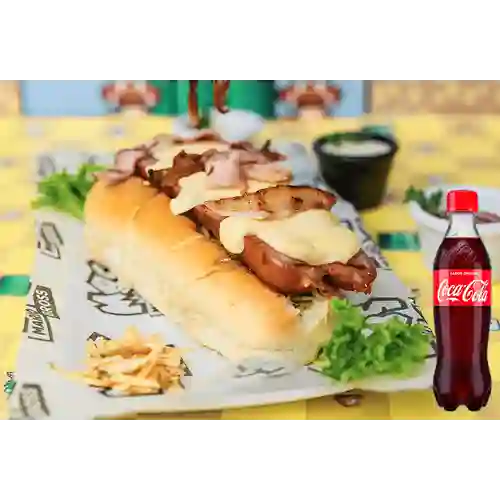 Combo Perro Italo Suizo + Coca-Cola Sabor Original 400 ml