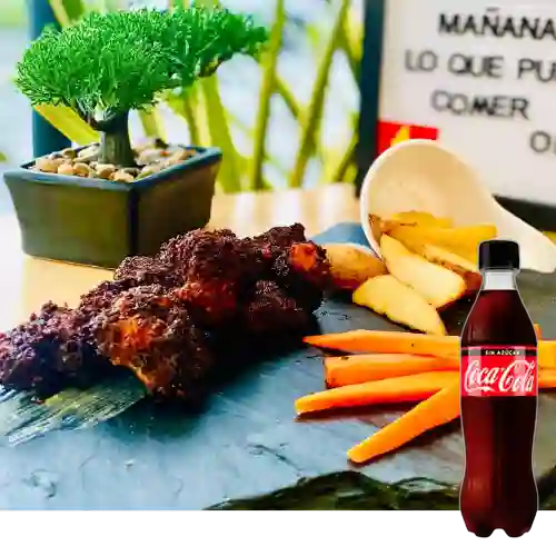 Combo Bites de Cerdo + Coca-Cola Sin Azúcar 350 ml