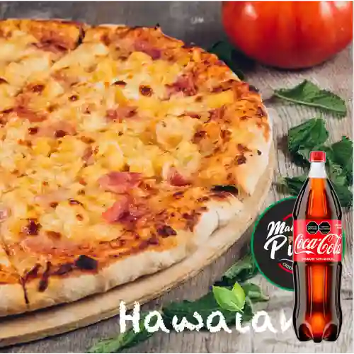 Combo Pizza Hawaiana 30 Cm + Coca Cola Original 1.5 L