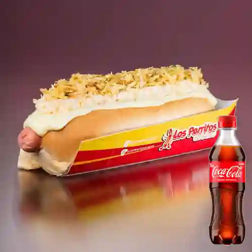 Combo Perro Solo Queso + Coca Cola Original 400 ml