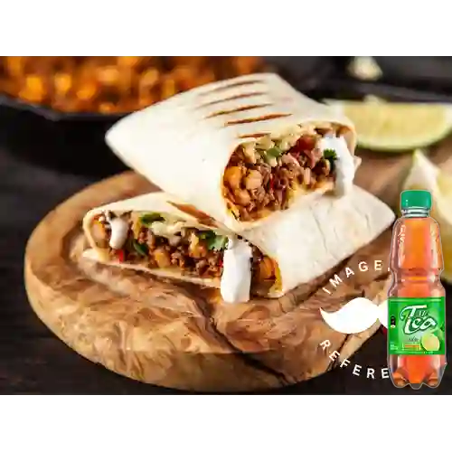 Combo Burrito Mixto + Mr Tea Limón