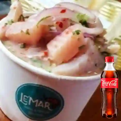 Combo Ceviche Mixto + Coca Cola Original 400 ml
