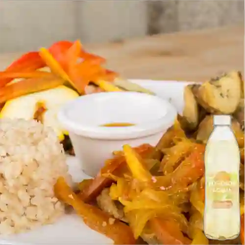 Combo Seitan Encebollado +Acqua Frutos Citricos 500ml