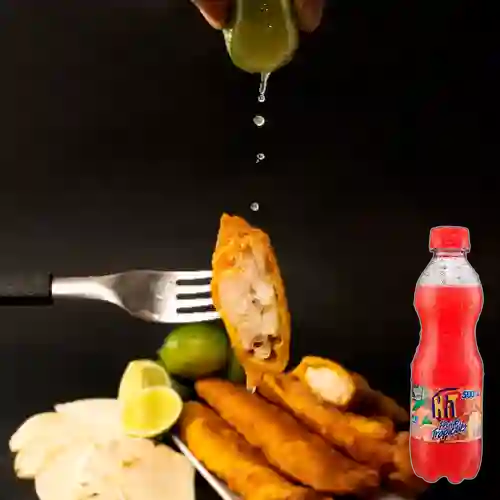 Combo Torta de Pescado + Hit Tropical 500 ml