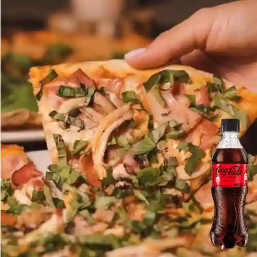 Combo Pizza Romana + Coca Cola Sin Azúcar 400 ml
