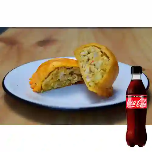 Combo Pastel de Pollo + Coca-Cola Sin Azúcar 350 ml