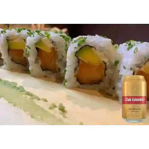 Combo Philadelphia Roll + Club Col. Dorada Lta 330ml