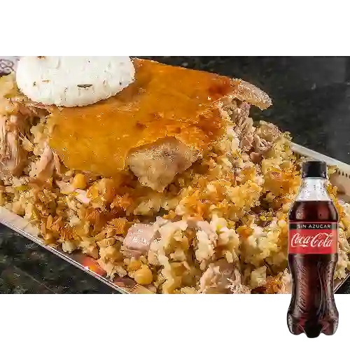 Combo Lechona + Coca-Cola Sin Azúcar 250 ml