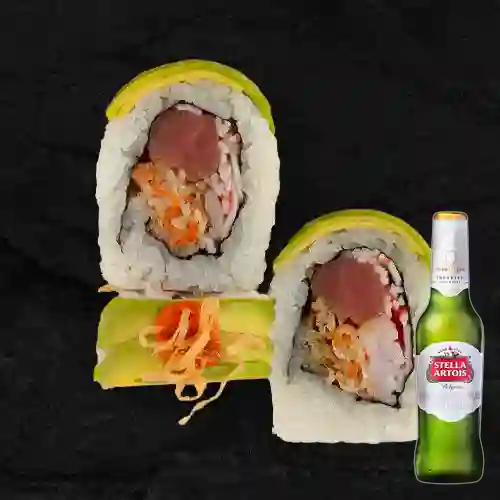 Combo Sushi Pasión + Cerveza Stella Artois Bot. 330ml