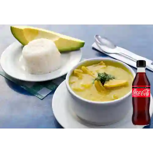 Combo Sopa de Mondongo + Coca Cola Sin Azúcar 350 ml