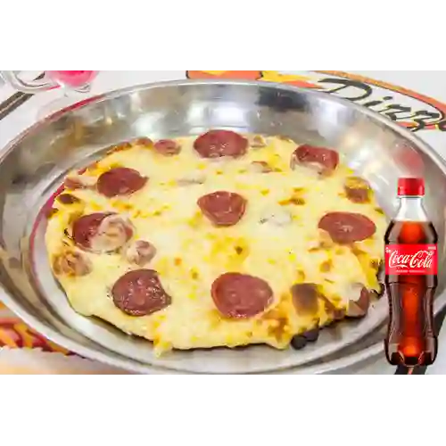 Combo Pizza Hawaiana + Coca Cola Original 400 ml