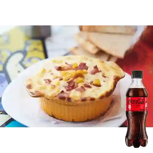 Combo Maíz con Tocineta + Coca Cola Sin Azúcar 400 ml