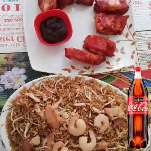 Combo Chow Fan Costilla + Coca Cola Original 1.5 l