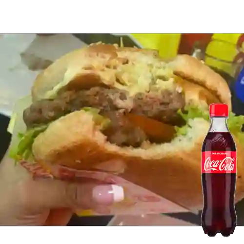Combo Hamburguesa Sencilla + Coca Cola